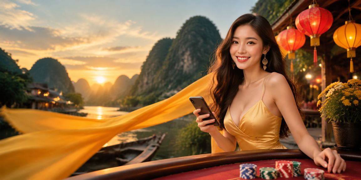 Người dùng sử dụng điện thoại đăng nhập tài khoản cá cược tại Hội An
