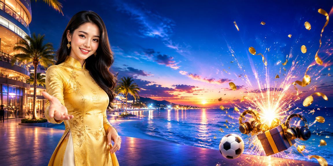 Người dùng theo dõi cá cược bóng đá mùa giải tại Phú Quốc với trang phục áo dài truyền thống